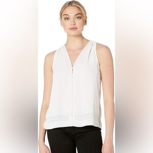 Joie Tadita Sleeveless Tank Shirt Size M white